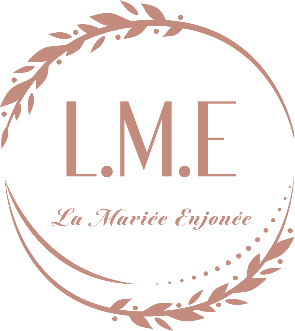 logo la mariee enjouee - site de mariage - blog sur shooting - créatrice de bouquet decoration de mariage et bijoux