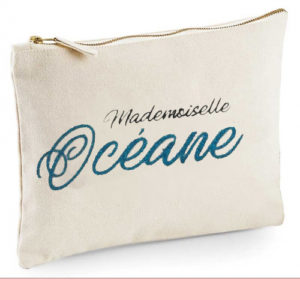 trousse personnalisee mademoiselle + prenom