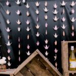 guirlande de grues pour mariage couleurs nude par idealisa.