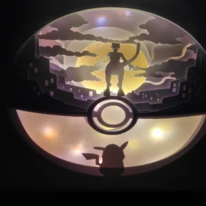 Light box pokemon cadre lumineux ideal pour un cadeau personnalise