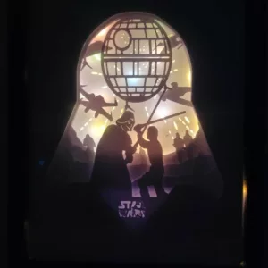 Light box star wars cadre lumineux ideal pour un cadeau personnalise