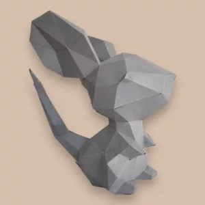 trophee papercraft 3d souris