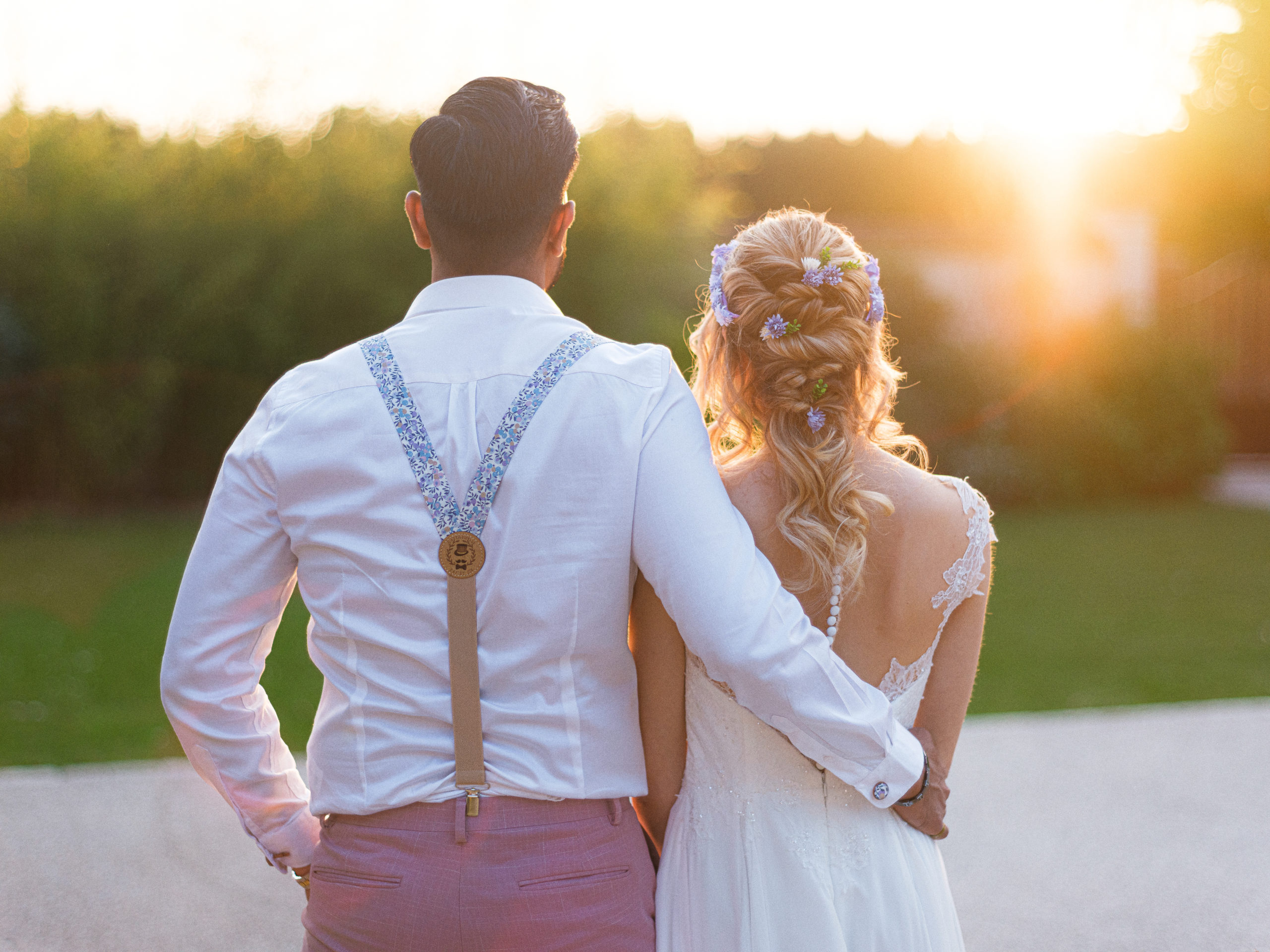 Mariage chic et lilas