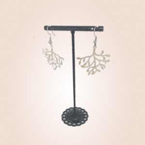 boucles d oreilles arbre de vie en acier inoxydable pendantes argentees en forme de petit arbre parfaites pour un cadeau