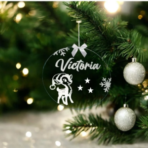 boule de noel personnalisee souvenir precieux