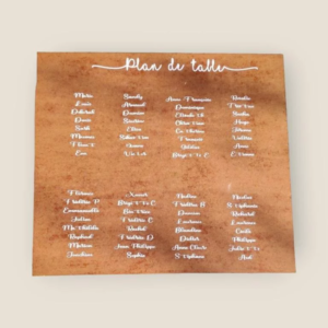 plan de table harmonie des places ideal pour une decoration de mariage