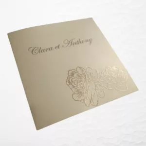 faire part mariage la cle de l amour avec dorure a chaud