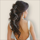 bijou de cheveux mariage splendeur nuptiale en perles nacrées, cristal et strass ideal pour toutes les coiffures de mariee