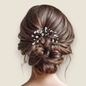 barrette à cheveux eclat perle l accessoire de cheveux de mariee ideal pour tout type de coiffure de mariee