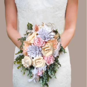 bouquet de mariee romance fleurie