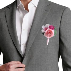 boutonniere homme elegance florale boutonniere de fleurs en papier pour tout theme de mariage