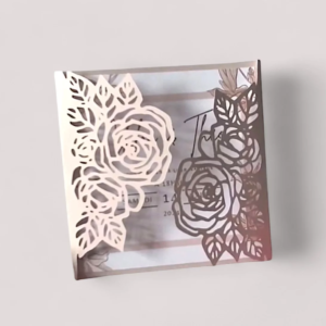 faire part de mariage etoiles dorees avec dorure a chaud