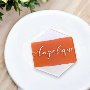 marque place harmonie des coeurs ideal pour une decoration de table de mariage