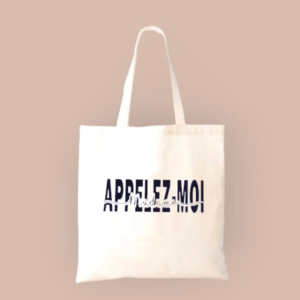 tote bag de mariage vers le bonheur