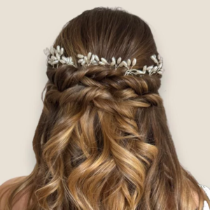 vigne de cheveux splendeur nuptiale pour toute coiffure de mariage