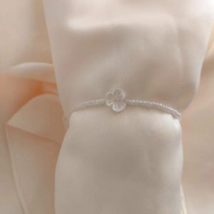 bracelet serment en perles ideal comme bijou fantaisie de mariee ou mariage