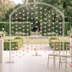 guirlande grues papier mariage decoration origami suspendue