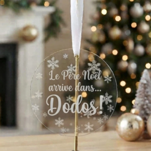 boule de noel compte a rebours pere noel dodos