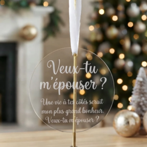 boule de noel demande en mariage veux-tu m'épouser