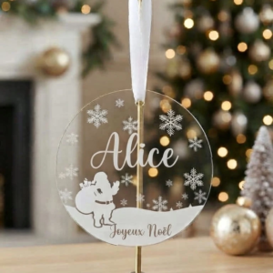 boule de noel magique pere noel alice