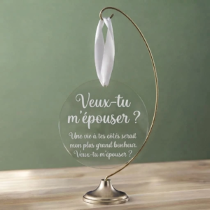 boule de noel demande en mariage veux-tu m'épouser