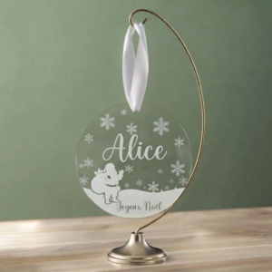 boule de noel magique pere noel alice