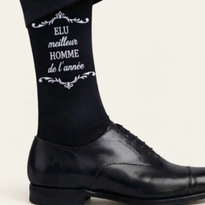paire de chaussettes cadeau homme personnalise elu meilleur homme de l annee